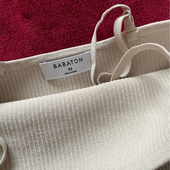 Babaton Beige knit top - Picture 4 of 4